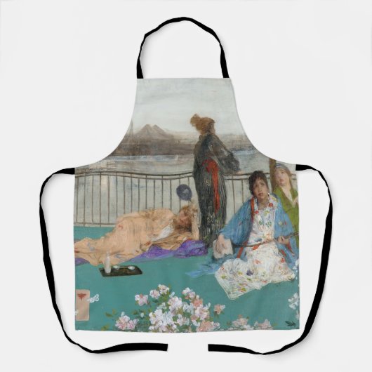 Whistler - Variaties in vleeskleur en groen Schort (Voorkant)