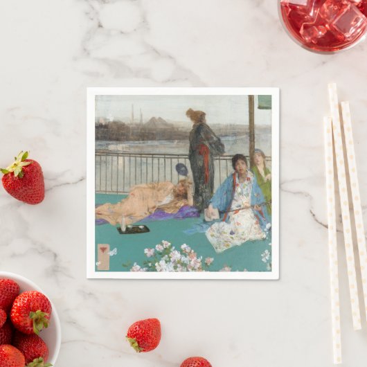 Whistler - Variaties in vleeskleur en groen Servet (Insitu)