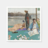 Whistler - Variaties in vleeskleur en groen Servet (Voorkant)