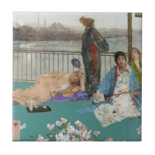 Whistler - Variaties in vleeskleur en groen Tegeltje