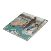 Whistler - Variaties in vleeskleur en groen Tegeltje (Zijkant)