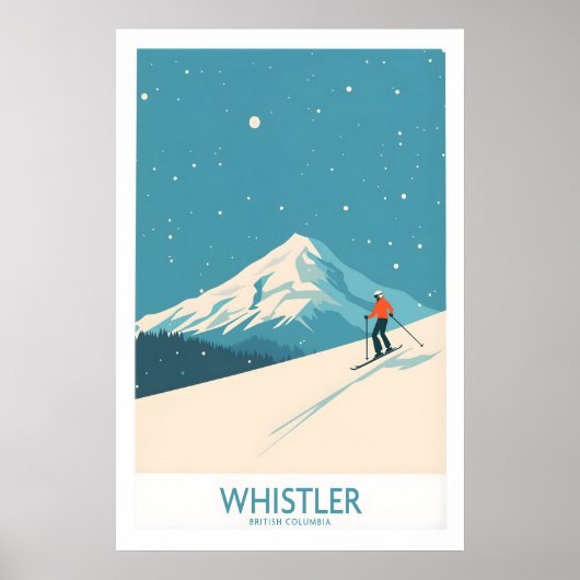 Whistler-wandkunstdruk - Brits-Columbia 1 Poster (Voorkant)