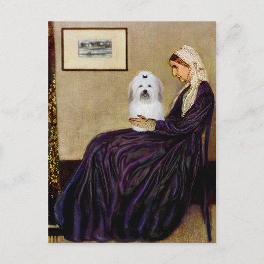 Whistlers Moeder - Coton de Tulear 2 Briefkaart (Voorkant)
