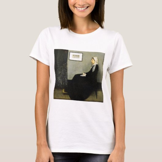 Whistlers moeder door James Abbott McNeill Whistle T-shirt (Voorkant)