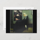 Whistler's moeder is gevergd door Mona Lisa? Briefkaart (Voorkant / Achterkant)