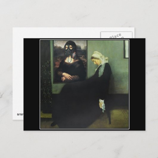 Whistler's moeder is gevergd door Mona Lisa? Briefkaart (Voorkant / Achterkant)