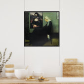 Whistler's moeder is gevergd door Mona Lisa? Poster (Keuken)