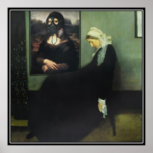 Whistler's moeder is gevergd door Mona Lisa? Poster (Voorkant)