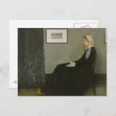 Whistler's moeder van James Abbot McNeill Whistler Briefkaart (Voorkant / Achterkant)