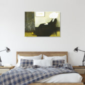 Whistlers mom Bean style Canvas Afdruk (Insitu (Slaapkamer))