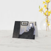 Whistlers Westie Note Kaart (Gele Bloem)