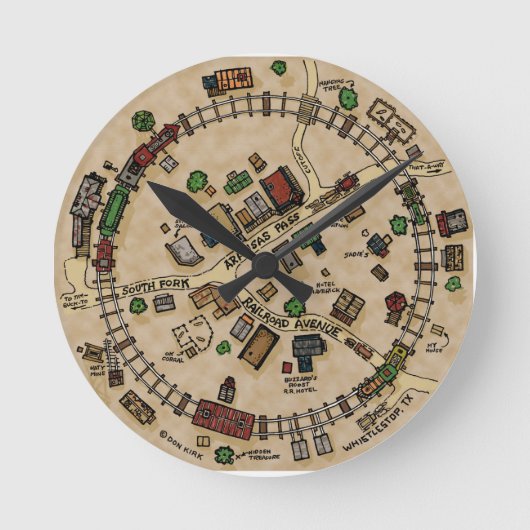 Whistlestop, Texas Ronde Klok (Voorkant)