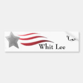 Whit Lee for President Bumpersticker (Voorkant)
