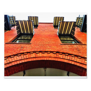 Whitaker Street Awnings Foto Afdruk
