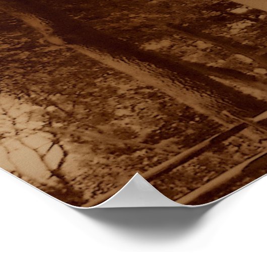 Whitall House Sepia HDR Poster (Hoek)