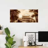 Whitall House Sepia HDR Poster (Thuiskantoor)