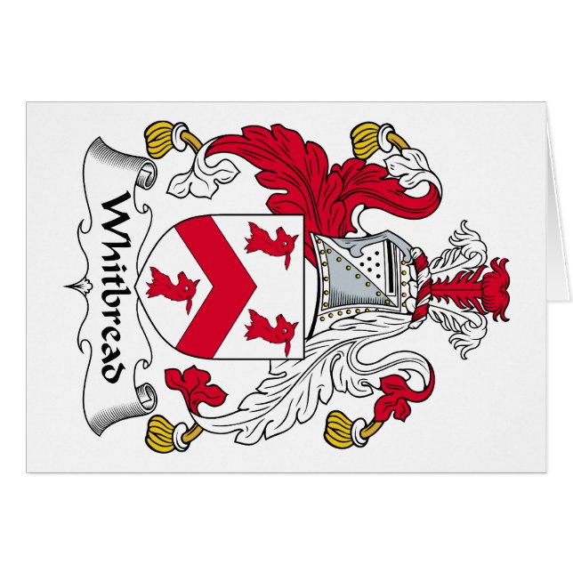 Whitbrood Family Crest (Voorkant Horizontaal)