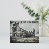 Whitby Abbey Gotische adreswijziging Briefkaart (Staand voorkant)