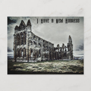 Whitby Abbey Gotische adreswijziging Briefkaart
