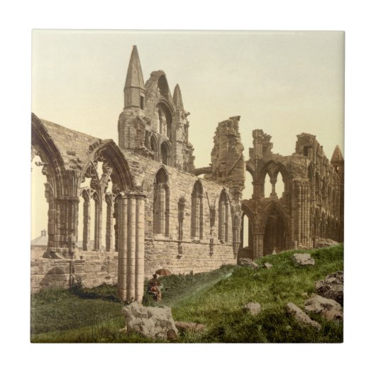 Whitby Abbey I, Whitby, Yorkshire, Engeland Tegeltje (Voorkant)