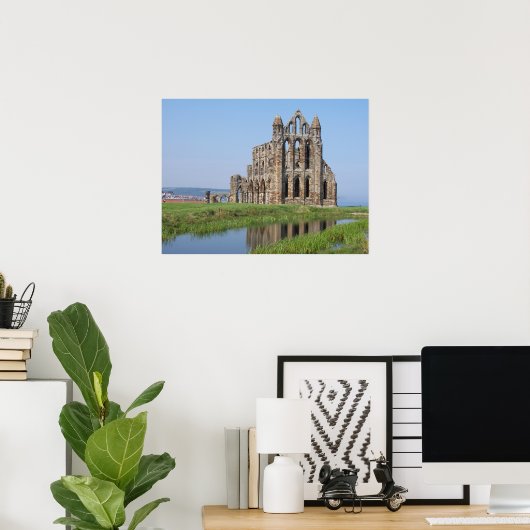 Whitby Abbey North Yorkshire Poster (Thuiskantoor)