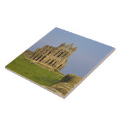 Whitby Abbey, Whitby, North Yorkshire, Engeland Tegeltje (Zijkant)