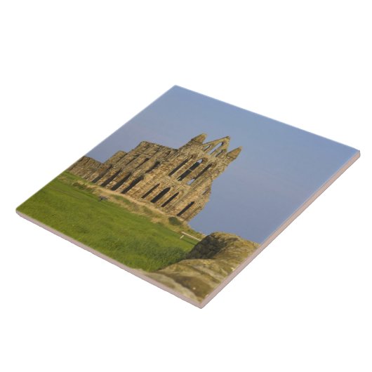 Whitby Abbey, Whitby, North Yorkshire, Engeland Tegeltje (Zijkant)