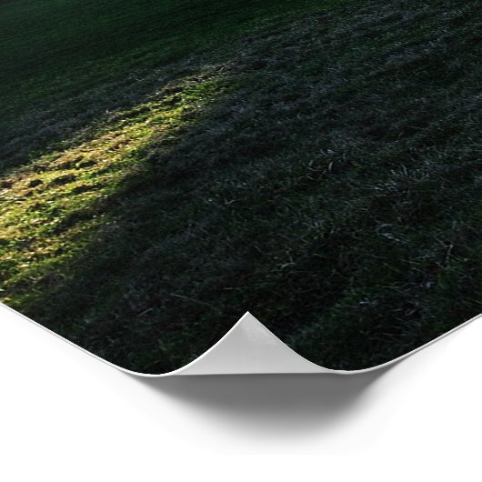 Whitby Abbey zonsondergang Poster (Hoek)