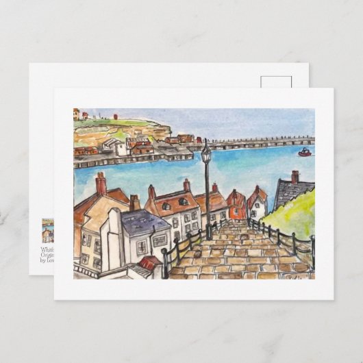 Whitby, Engeland Briefkaart (Voorkant / Achterkant)