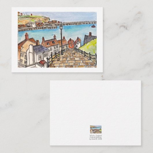 Whitby, Engeland Notitiekaartje (Voorkant / Achterkant)