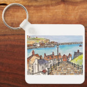 Whitby, Engeland Sleutelhanger (Voorkant)