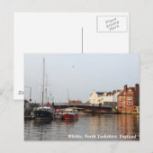 Whitby Harbour Briefkaart (Voorkant / Achterkant)