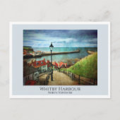 Whitby Harbour uit 1999 Briefkaart (Voorkant)