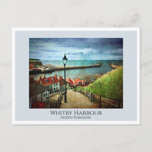 Whitby Harbour uit 1999 Briefkaart (Voorkant)