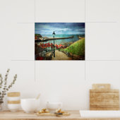 Whitby Harbour uit 1999 Poster (Keuken)