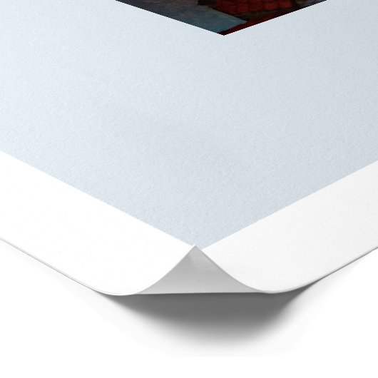 Whitby Harbour vanaf 199 stappen Poster (Hoek)