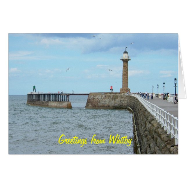 Whitby in North Yorkshire, Engeland. (Voorkant Horizontaal)