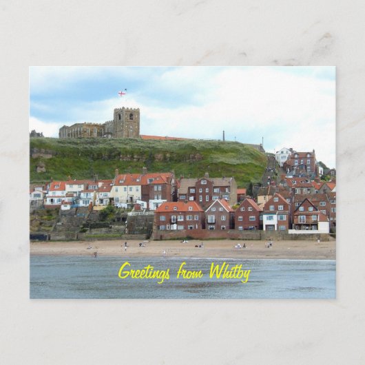 Whitby in North Yorkshire, Engeland. Briefkaart (Voorkant)