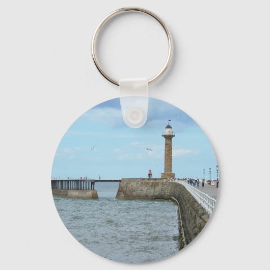 Whitby in North Yorkshire, Engeland. Sleutelhanger (Voorkant)