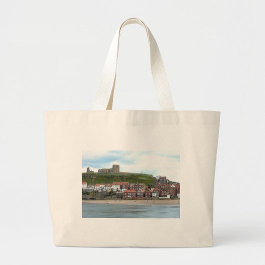 Whitby in North Yorkshire Grote Tote Bag (Voorkant)