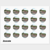 Whitby in North Yorkshire Ronde Sticker (Vel)