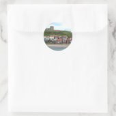 Whitby in North Yorkshire Ronde Sticker (Tas)