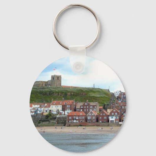 Whitby in North Yorkshire Sleutelhanger (Voorkant)
