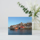 Whitby met oud Lifeboot huis Briefkaart (Staand voorkant)