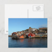Whitby met oud Lifeboot huis Briefkaart (Voorkant / Achterkant)