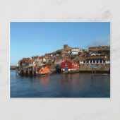 Whitby met oud Lifeboot huis Briefkaart (Voorkant)