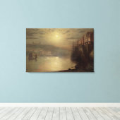 Whitby (olie op canvas) canvas afdruk (Insitu (Houten vloer))