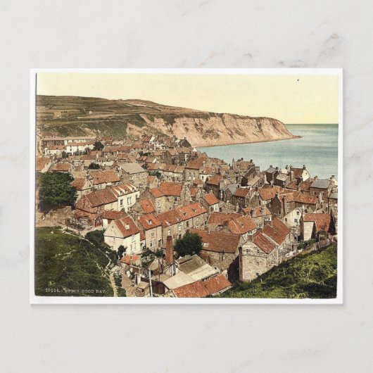 Whitby, Robin Hood's Bay, Yorkshire, Engeland zeld Briefkaart (Voorkant)