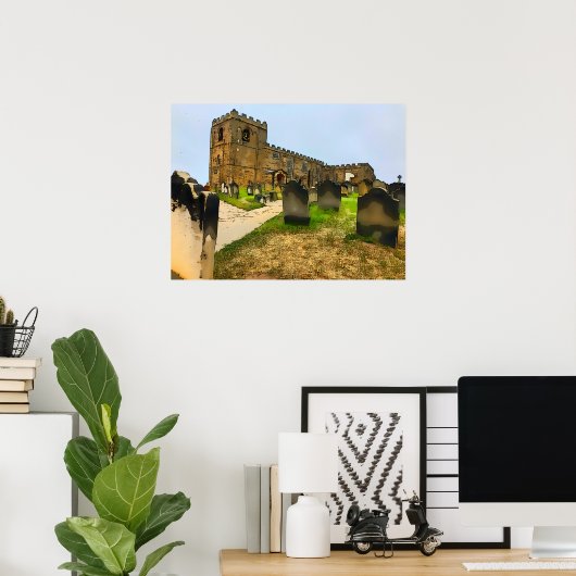 Whitby St Mary's Church Graveyard Poster (Thuiskantoor)