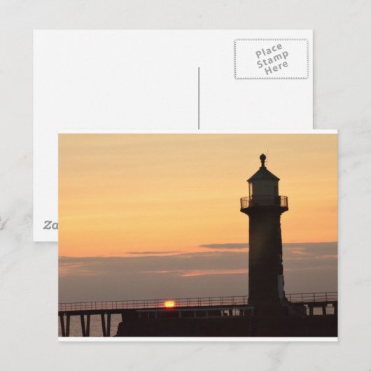 Whitby Sunrise Briefkaart (Voorkant / Achterkant)